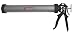 Caulk Gun, Sausage, Silver/Black, 24 oz.