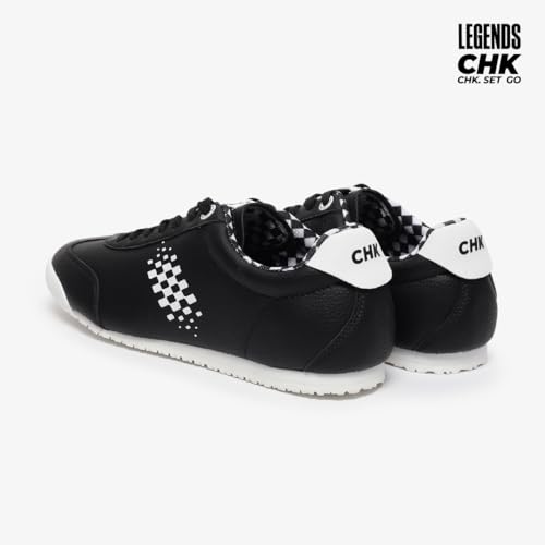 Image of CHK Legend Men's Casual Shoes | Premium Microfiber PU Upper | Cushioned Insole & EVA Midsole | Durable High-Abrasion Outsole | Lightweight Lace-Up Fashion Sneakers for Everyday Comfort