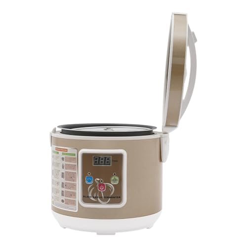 Hurrylying - Fermenteur d'ail noir 90 W Intelligent Contrôlé Fabricant d'ail 5 L Aluminium Fermenteur multifonction pour ail, yaourt or/blanc, cuisine ménage, gain de place