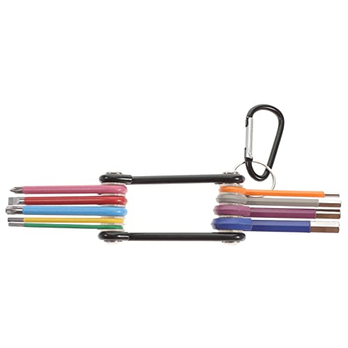 NUOBESTY 1Set Multi Functional Wrench Folding Key Tool Compact Tool for Bike Repairs Furniture Assembly and DIY Projects Durable Convenient Design