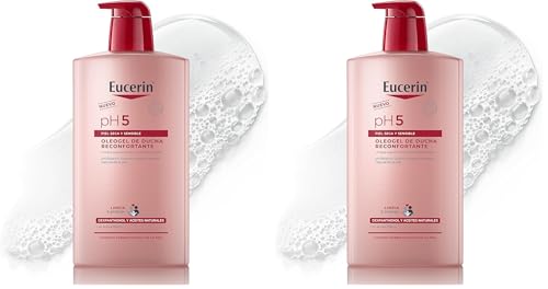 Oleogel de ducha Eucerin pH5 aceite limpiador con aceites naturales para piel sensible