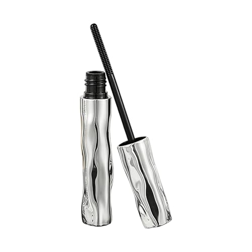 Máscara alargadora, resistente al agua, 3,5 g, máscara de pestañas a prueba de manchas, maquillaje de pestañas rizado y voluminizador con de acero, fácil de aplicar para principiantes
