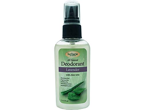 Herbaria Lavender Deodorant All-Natural with Essential Oils 2oz. Gentle, Effective. No Aluminum, No Synthetics. Enjoy Herbaria Soaps and Other Skin-Friendly Products.