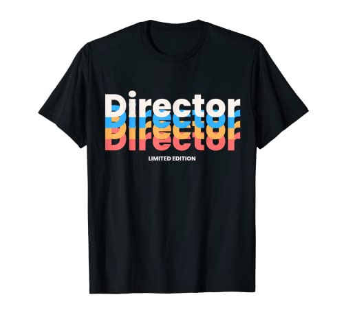 Director Idea Boss Chief Filmmaker Film Crew Coro Oficina Camiseta