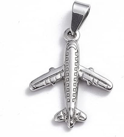 LiQunSweet Airplane Enamel Charms Flight Plane Vehicle CZ Airplane Charms for DIY Jewelry Bracelet Necklace Earring Craft Bag Purse Keychain Decor image 4