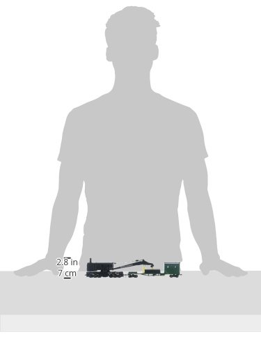 Bachmann Trains - 250-Ton Steam Crane & Boom Tender - Chesapeake & Ohio -Ho Scale #TOP1