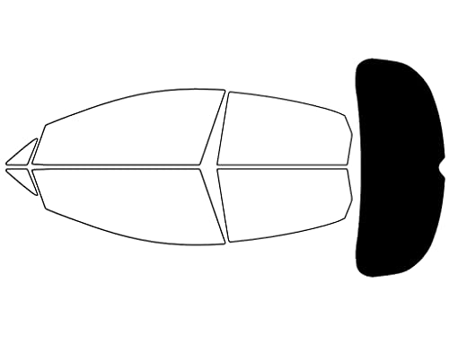 Rvinyl Window Tint Kit Compatible with Hyundai Elantra 2013-2017 (Hatchback) - Rear Windshield Precut Kit - 5%