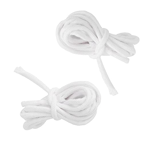 2 piezas mecha de algodón trenzado para vela 4 mm miniatura 2