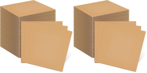 Image of Henoyso 220 Pack 12 X 12 Inch Brown Cardboard Sheets