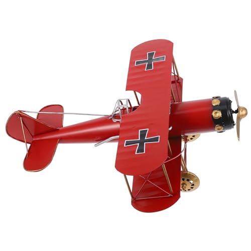 ELAYARD 鉄製レトロ 機模型 インテリアデスク飾り 飛行機模型コレクター向け精密チュア 鉄工芸品