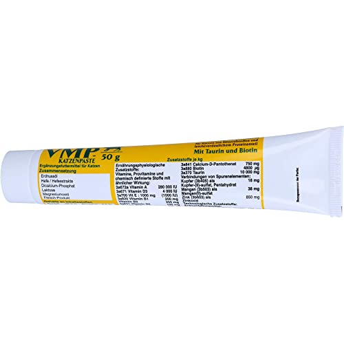 Zoetis VMP Katzenpaste | 50 g | Ergänzungsfuttermittel für Katzen | Kann dabei helfen Mangelerscheinungen auszugleichen
