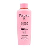 Rosenwasser 300ml Gesichtswasser Toner Gesichtspflege Gesichtsreinigung – ECOCERT Naturkosmetik von Rosense, vegan & dermatologisch bestätigt, ohne Zusatz von Alkohol, reife & alle Hauttypen