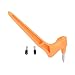 Coltello artigianale, taglierina rotante girevole a 360 gradi per opere d'arte per giovani appassionati di adesivi per la pianificazione(arancia)