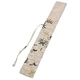 Estuche para festivales con soporte para abanicos: ligero y portátil, esta bolsa de almacenamiento es fácil de transportar y usar, puede brindarle una gran comodidad, bolsa para abanicos de mano china