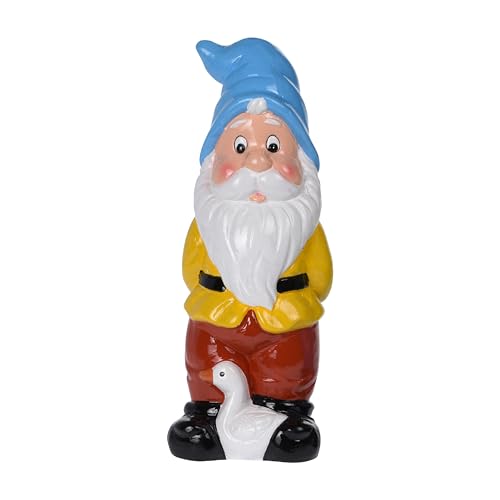 Yatsal Gnomo decorativo da giardino in terracotta, altezza 30 cm