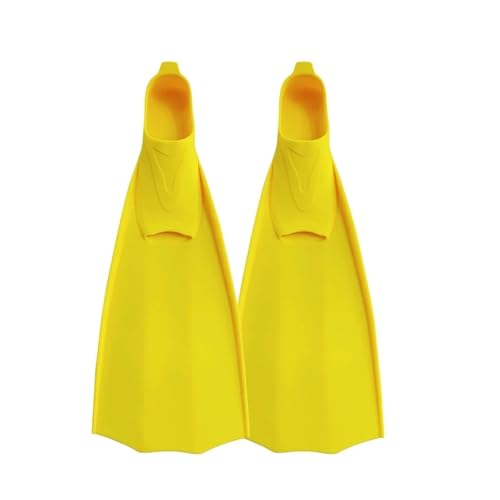 �V���m�[�P�����O�p�t�B�� Swimming And Diving Fins Rubber Snorkelling Water Sports Beach Shoes �����\�ȃ_�C�r���O�p�t�B��(Yellow,6-7(38-39))