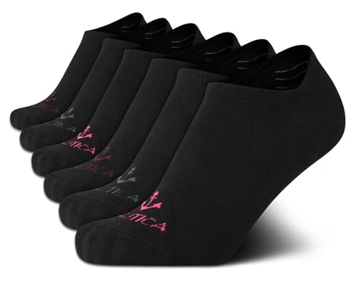 Image of Nautica Womens No Show Socks - 6 Pack Soft Stretch Performance Athletic No Show Liner Socks for Women with Non Slip Grip