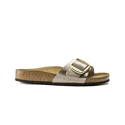 Birkenstock 1016237 Madrid Big Buckle graceful taupe, Birko Flor Mujer Taupe EU 39