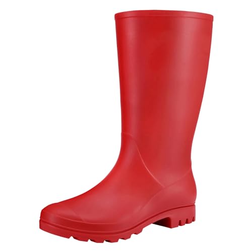 Image of Asgard Women's Tall Rain Boots Waterproof Knee High Rainboots Rubber Garden Boots