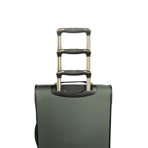 Image of Kenneth Cole REACTION Chelsea Chevron Quilted Luggage, Olive, 28-Inch Checked