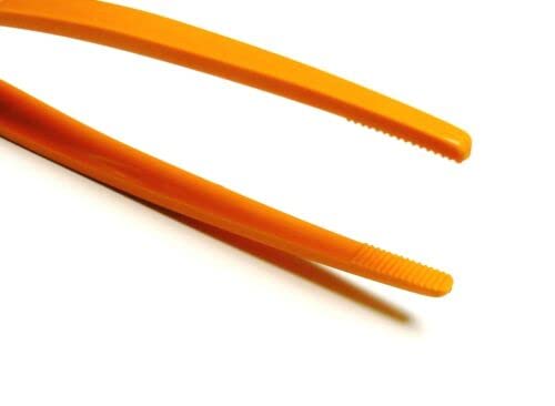 Plastic Tweezers Set of 2 Forceps Utility General Purpose 5-3/4" and 7" Long By JTS