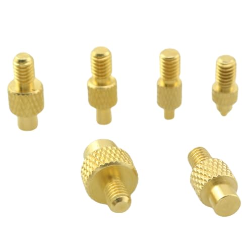 Image of TAODAN 1 Set Hot Melt Nut Indenter 936 Universal Soldering Iron Tip Hot Setting Head Tool Set 3D Printer Accessories Brass Insert Tool Model Hot Melt Nut Indenter