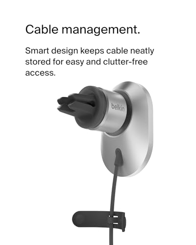 Belkin 15W MagSafe-Compatible Wireless Car Charger, Vent Mount - image 7