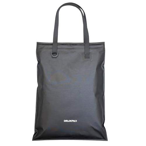 DRLOKPAK Waterproof Dry Tote Bag 20L Dry Beach Bag Keep phone Passport Wallet Key clothes Dry Perfect for kayak Snorkel Dive Surf Sail Boat Beach Pool Camp Travel