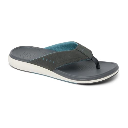 REEF Cushion Norte Mens Sandal Grey-Blue-Off White 9 by REEF - Used condition - Image 2