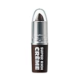 Ruby Kisses Super Rich Creme Lipstick, Hydrating Full Coverage Long Lasting Highly Pigmented Smooth Apply Lip Makeup for Women Men (Ebony)