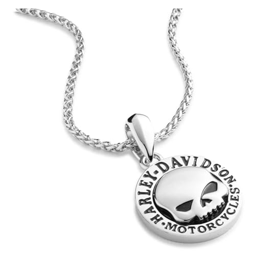 Harley-Davidson Men's 26 in. Willie G Skull Chain Necklace, Stainless Steel2