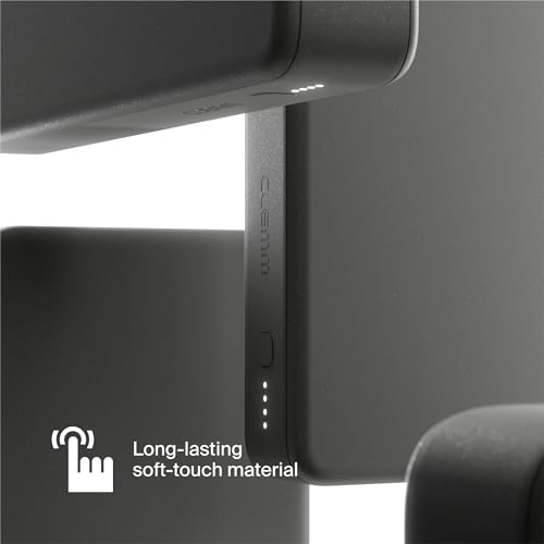 Cargador portátil de carga rápida Clemm 20000 mAh diseño premium color grafito 5