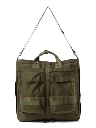 [ビームスプラス] キャンパス・バッグ BRIEFING 別注 COCKPIT BAG メンズ OLIVE FREE 38610088106