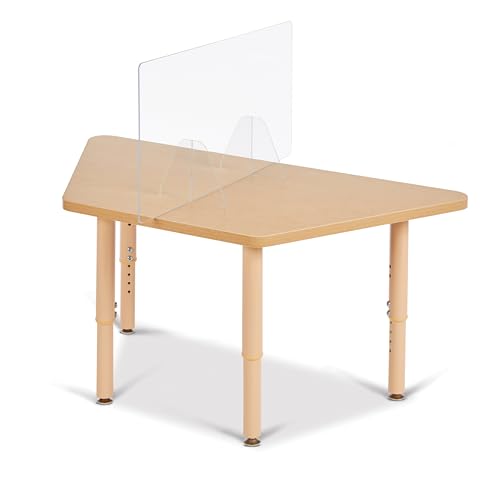 Jonti-Craft 9823JC See-Thru Table Divider Shields, 2 Station, 30\" x 8\" x 16\" - Thumbnail 4