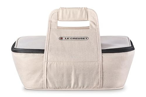 Image of Le Creuset Heritage Rectangular Bakeware Tote Bag, Ecru