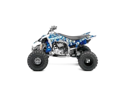 Kit déco Yamaha 450 YFZR bleu Freegun anti rayures quad
