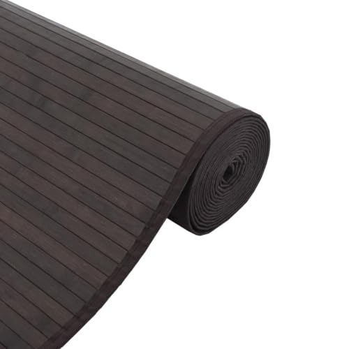 Alfombra de bambú resistente de 100 x 200 cm con acabado premium 6