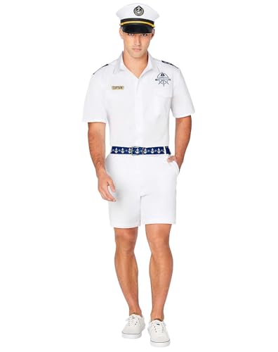 Spirit Halloween Adult Men's Yacht Captain Costume - XL