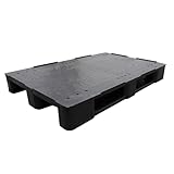 GERSO Palette en plastique massif fermée 120 x 80 x 15 cm Charge maximale 5000 kg...