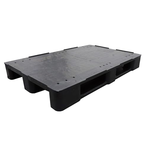 GERSO Palette en plastique massif fermée 120 x 80 x 15 cm Charge ...