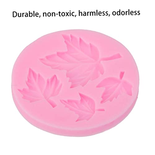 Maple Leaf Silicone Stampo Candy Chocolate Stampo Della Torta Decorando lo strumento di cottura rosa - Image 7
