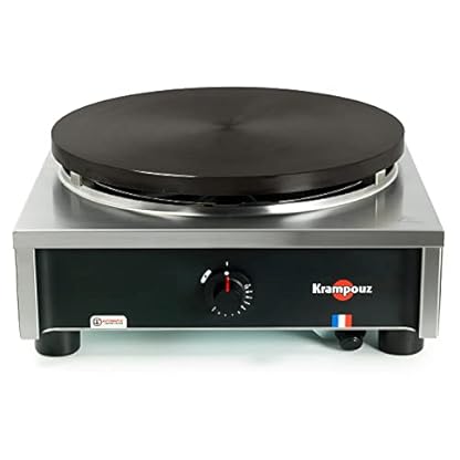 Crepes maker Crepesgerät 40cm Krampouz Komfort Eckig Gas Thermostat mit Batteriezündung