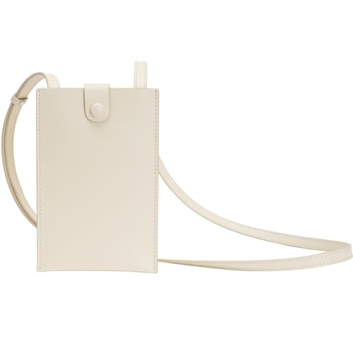 Small Crossbody Cell Phone Purse for Women,Full Grain Leather Phone Purse Wallet Bag with Card Slot Shoulder Strap