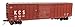 Produktbild Spur H0 - Güterwagen 50' ACF Exterior Post Boxcar Kansas City Southern