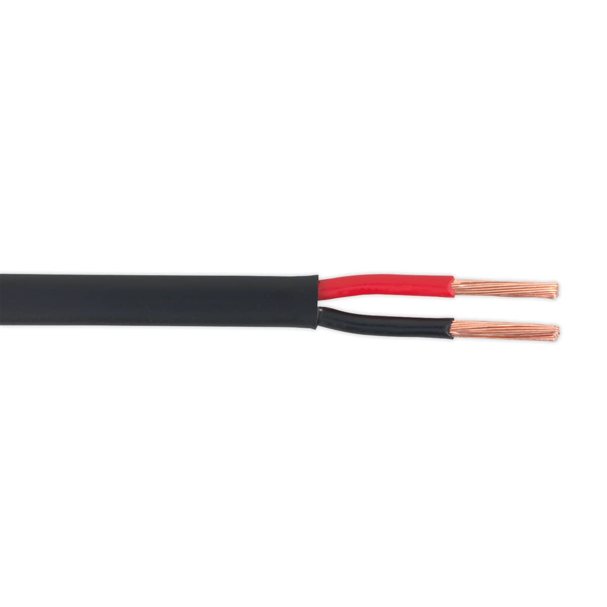 Sealey Auto Thin Wall Cable - 2 x 2mm² Twin Core - 30m Black