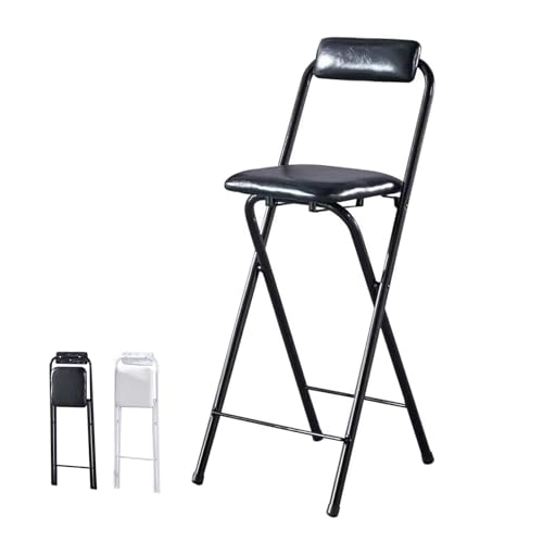 折りたたみ イス バーチェア スチールハイチェア バーチェア 高い椅子 キッチン イス 高い チェア カウンターチェア ハイスツール、屋内 アウトドア ポータブル折りたたみチェア 高弾性スポンジを 快適 省スペース 組立不要、キッチン テラス バー カフェ