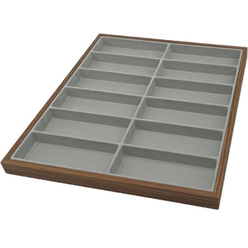 Boîte de rangement pour lunettes à 12 emplacements et montres - 2