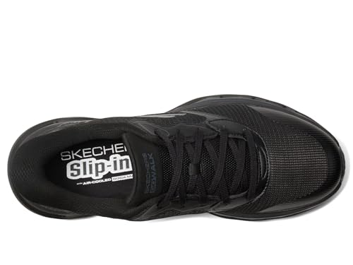Skechers Men's Hands Free Slip-ins Go Walk Glide-Step 2.0 - Zac Sneaker, Black/Black, 11