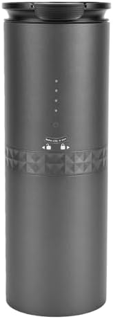 Zerodis Electric Coffee Grinder Portable Coffee Maker Cup with Adjustable Grind Built in Battery All in One Brewer Compact for Home Office Travel Camping — view 8