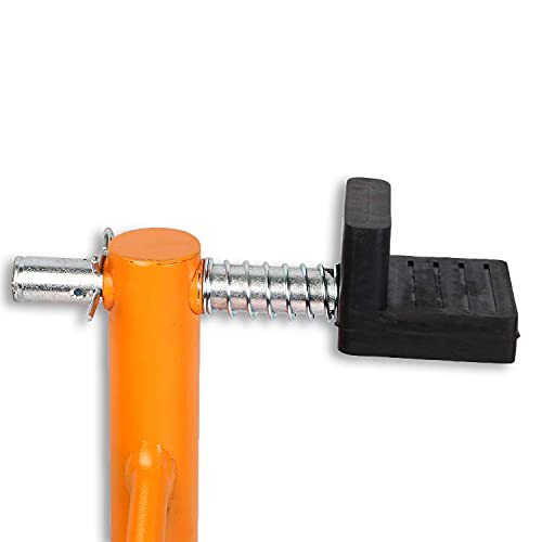 Image of Grandbiker Rear Universal Wheel Paddock Stand Extra Strong with Swing Arm Rest for Jawa Perak (Orange)